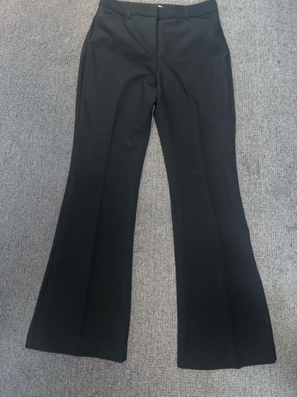 Express Black Mid Rise Flare Dress Pants Size 8 Business Casual